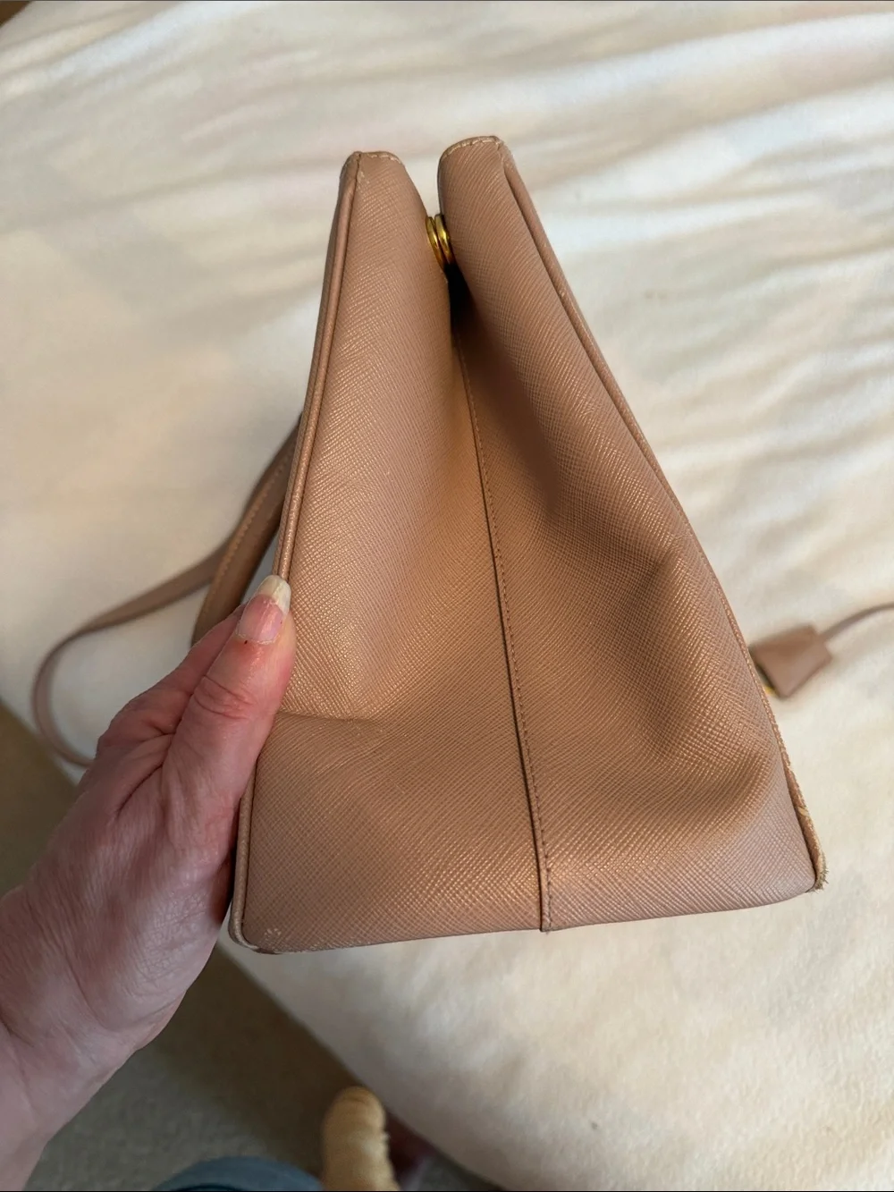 Prada structured saffiano